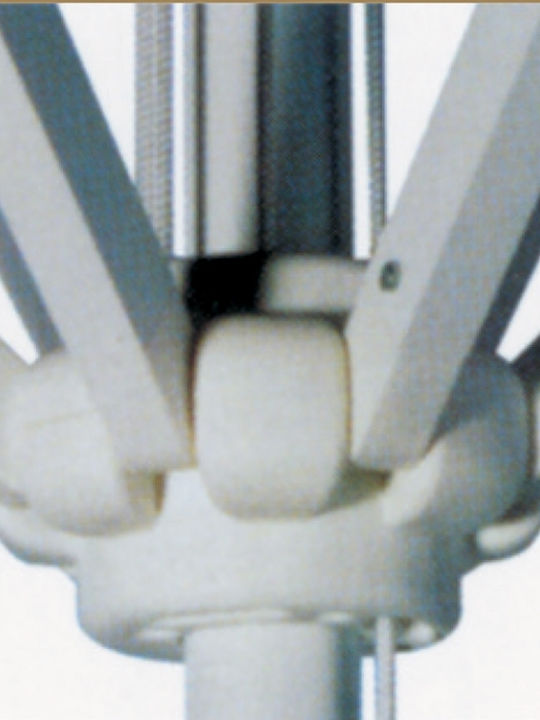 Umbrelă Rotundă Din Aluminiu Ecru Φ2.5m