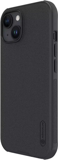 Nillkin Super Frosted Back Cover Silicone / Plastic Black (iPhone 15)