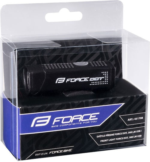 Force 451708 Reîncărcabil Partea din față Lumină Bicicletă Punct