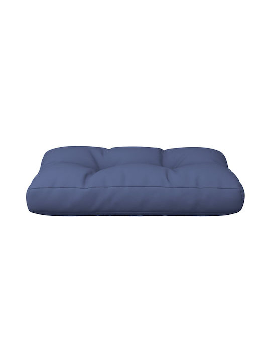 vidaXL Waterproof Pallet Bench Cushion Navy Blue 40x60cm. 377966