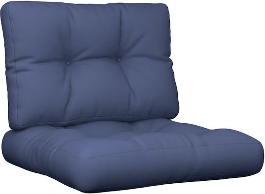 vidaXL Bench Cushion Nautical Blue 40x60cm