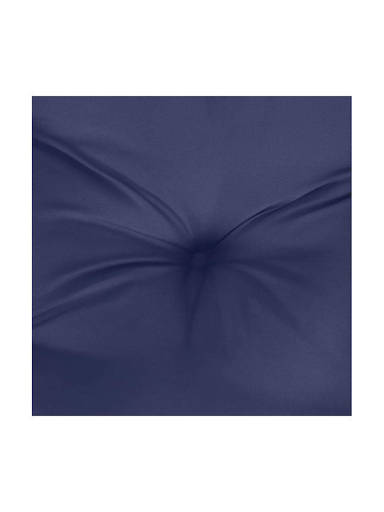 vidaXL Waterproof Bench Cushion for Pallet with Backrest Navy Blue 40x60cm