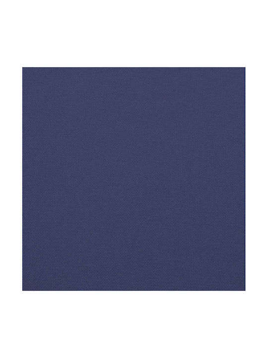 vidaXL Waterproof Bench Cushion for Pallet with Backrest Navy Blue 40x60cm