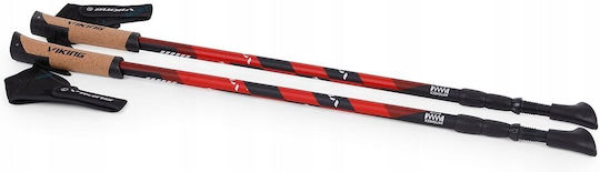 Viking Kube Pro Teleskopische Wanderstöcke Aus Aluminium 2er Pack Rote