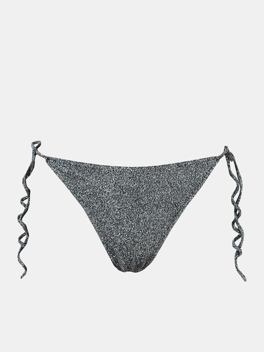 Bikinihosen Slip Silber