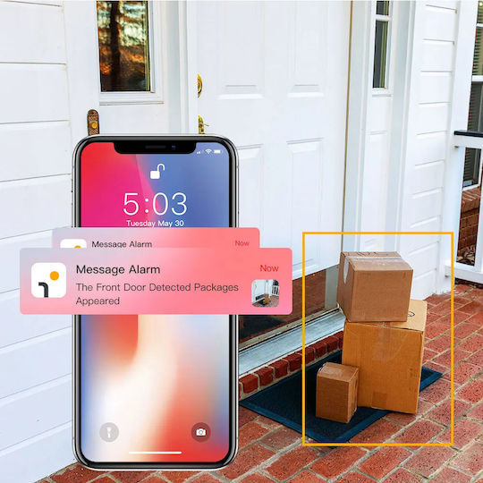 Arenti IP Κάμερα Παρακολούθησης Wi-Fi Full HD+ 4MP Αδιάβροχη Μπαταρίας με Αμφίδρομη Επικοινωνία και Φακό 4mm