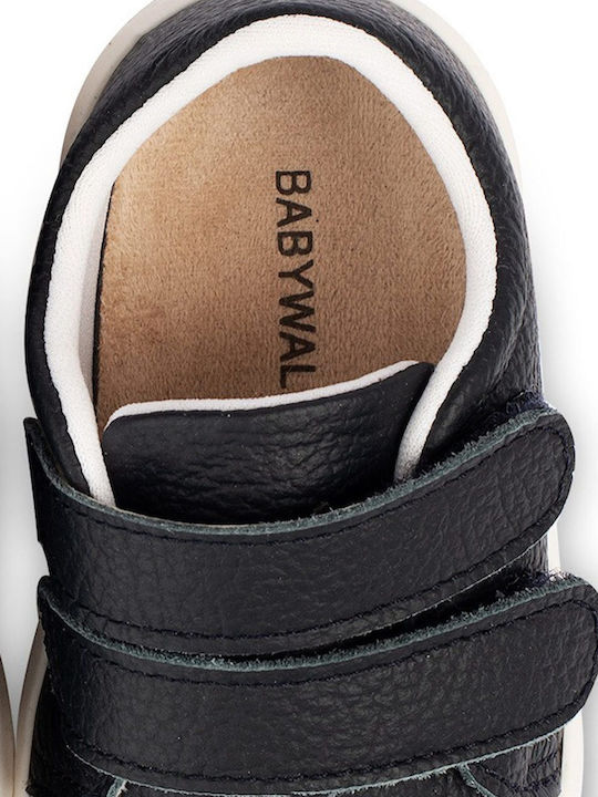 Babywalker Βαπτιστικά Δερμάτινα Sneakers Navy Μπλε