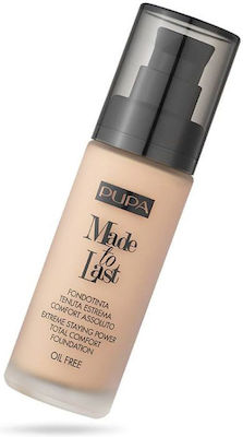 Pupa Made To Last Foundation Light Beige 30ml