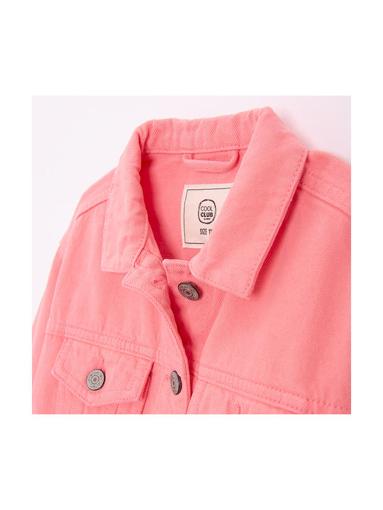 Cool Club Kinderjeansjacke Pink