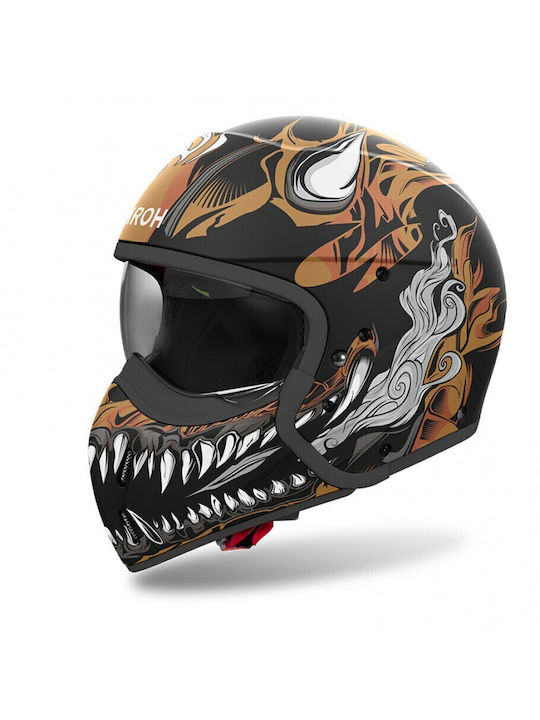 Airoh J 110 Paesly Oni Mat Motorcycle Helmet Modular ECE 22.06