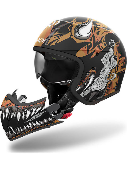 Airoh J 110 Paesly Oni Mat Motorcycle Helmet Modular ECE 22.06