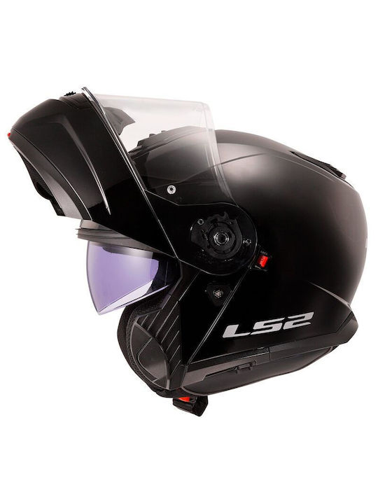 LS2 Strobe II Black Matt Κράνος Μηχανής Flip-Up ECE 22.06 1580gr