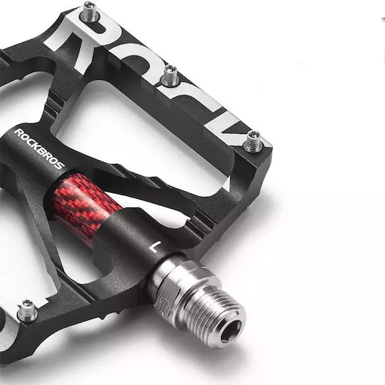 Rockbros Flat Bicycle Pedals Black