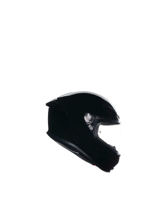 AGV K6 S Solid Black Κράνος Μηχανής Full Face 1255gr με Pinlock