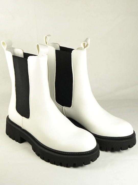 Women's Ankle Boots White