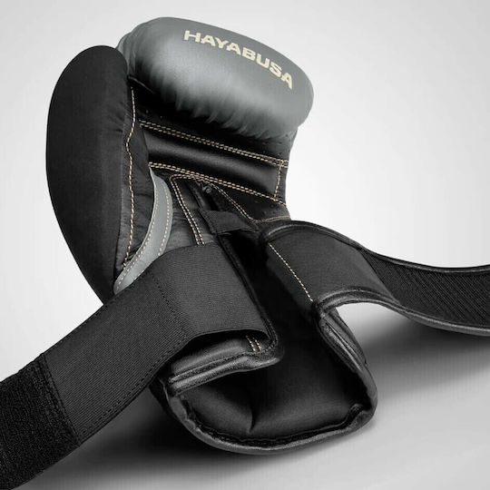 Hayabusa Synthetic Leather Boxing Competition Gloves Black