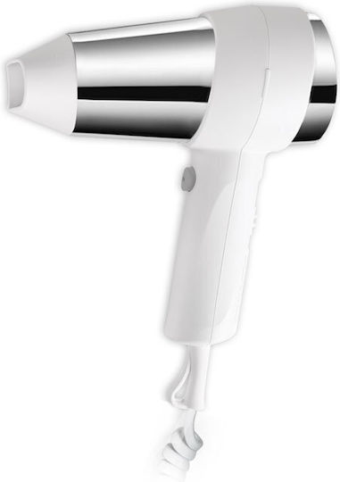 Valera Action Super Plus 1200 White Hotel Hair Dryer 1.2kW with Spiral Cable up to 250cm