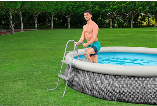 Bestway Pool Ladder made of Plastic 87x42x9cm Gray