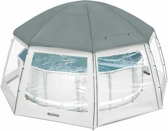 Bestway Pool Transparent Tent with Double Cloth 3 Seasons 600x600x295cm