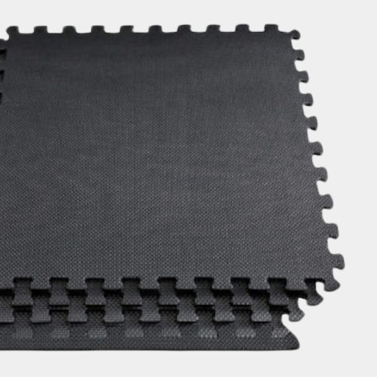 MotivationPro Gym Mats Puzzle Black 60x60x1.2cm 4 Pieces