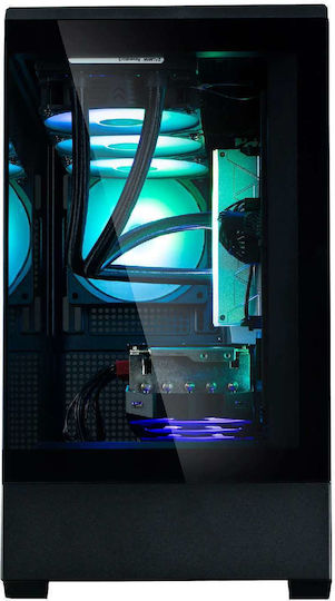 Zalman P30 Gaming Mini Tower Κουτί Υπολογιστή με Πλαϊνό Παράθυρο Μαύρο