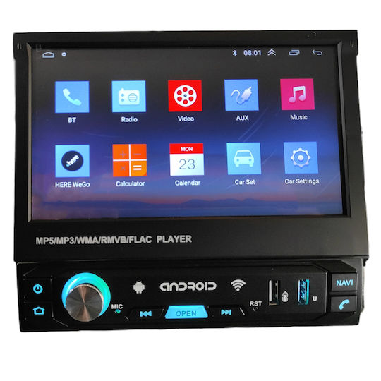 Car Radio 1 DIN Bluetooth USB