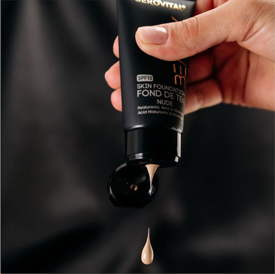 Gerovital Skin Foundation SPF10 Porcelain Beige 30ml