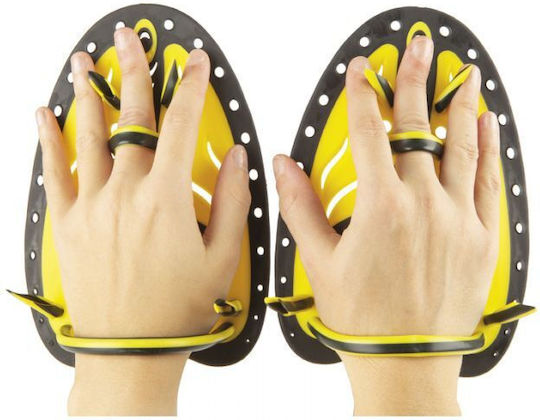 Seac Pro Swimming Hand Paddles Yellow