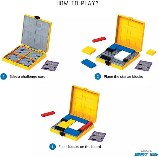 Επιτραπέζιο Παιχνίδι Ah! Ha Mondrian Blocks Yellow Edition για 1 Παίκτη 8+ Ετών (EN) Eureka