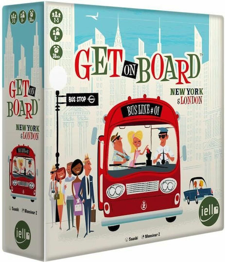 Επιτραπέζιο Παιχνίδι Get on Board: New York & London για 2-5 Παίκτες 8+ Ετών (EN) Iello