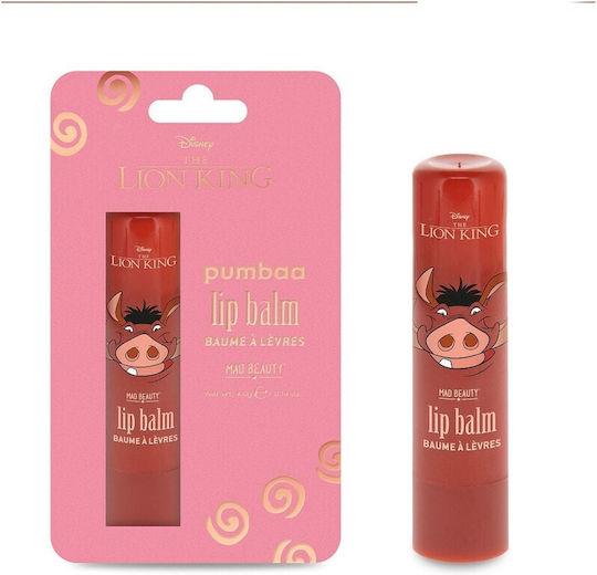 Mad Beauty Lion King Lip Balm Pumbaa Ενυδατικό Στικ Χειλιών Καρπούζι 4gr