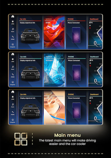 Carmedia Ηχοσύστημα Αυτοκινήτου για BMW X3 (F25) 2011-2013 (Bluetooth/USB/WiFi/GPS/Apple-Carplay/Android-Auto) με Οθόνη Αφής 12.5"