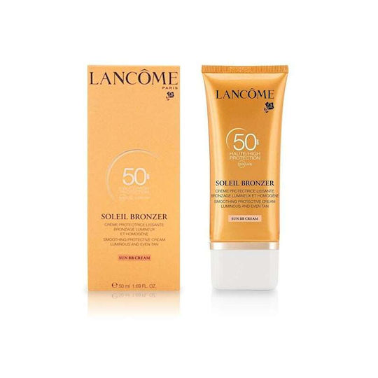 Lancome Soleil Bronzer Cremă de Față cu Protecție Solară Waterproof SPF50 cu Pigment 50ml