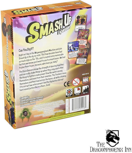 Extensie de Joc Smash Up That 70's pentru 2 Jucători 14+ Ani (EN) Alderac