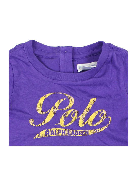 Ralph Lauren Kids T-shirt Purple