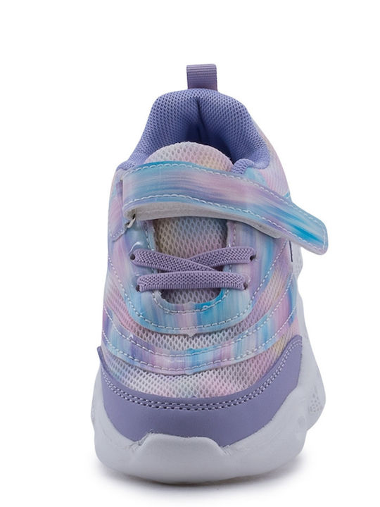 Παιδικά Sneakers με Σκρατς Μωβ