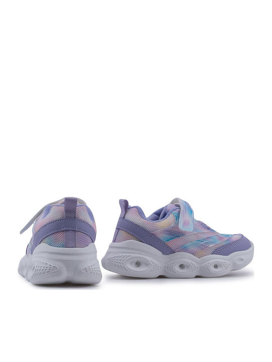 Παιδικά Sneakers με Σκρατς Μωβ