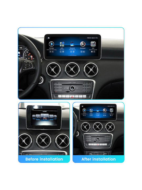 Carmedia Автомобилна Аудио Система (Блутут/USB/WiFi/GPS/Apple-Carplay/Android-Auto) с Тъчскрийн 12.5"