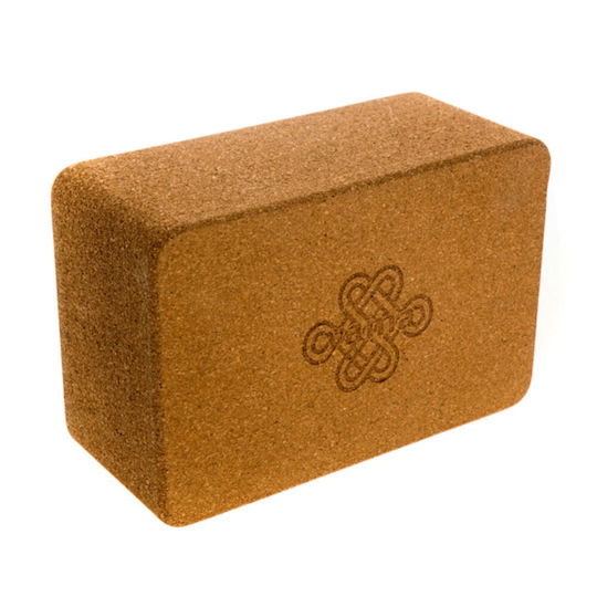 Simplygreen Yogablock Kork in Braun Farbe