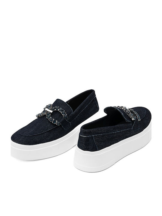 Дамски Loafers в Син Цвят