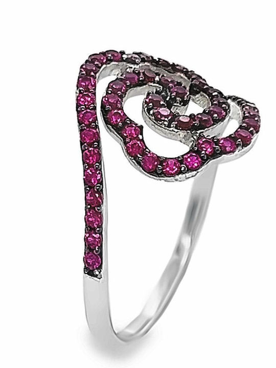 Xryseio Damen Ring mit Zirkonia aus Silber