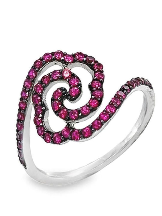 Xryseio Damen Ring mit Zirkonia aus Silber