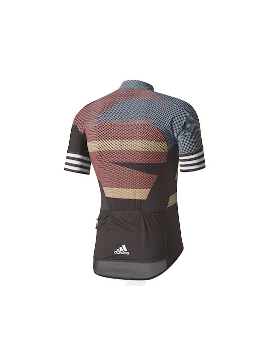 adidas 8BAR Men's Short Sleeves Cycling Jersey Multicolour