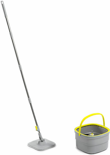 InnovaGoods Spin Parquet Mop with Microfibers