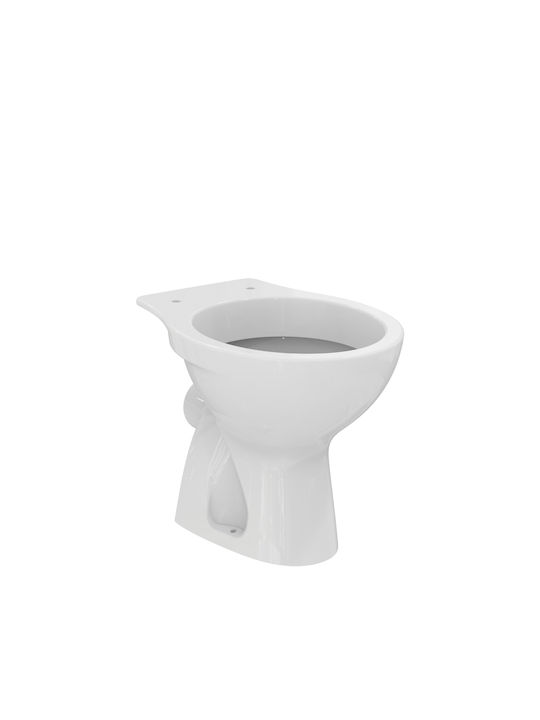 Ideal Standard Eurovit Λεκάνη Δαπέδου με Καζανάκι Λευκή
