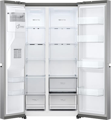 LG GSLV50PZXE Ψυγείο Ντουλάπα 635lt NoFrost Υ179xΠ91.3xΒ73.5εκ. Inox