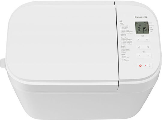 Panasonic Αρτοπαρασκευαστής 550W Χωρητικότητας με 21 Προγράμματα