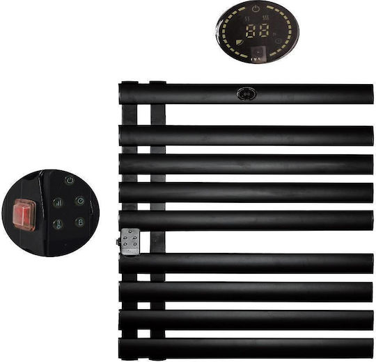 Homa Electric Towel Rail 425W 91.6x57cm Black