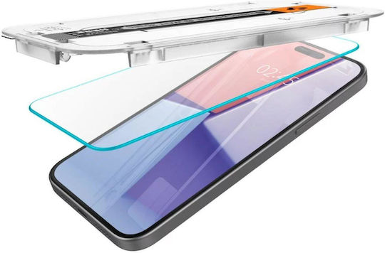 Spigen GLAS.tR Alignmaster Tempered Glass 2τμχ (iPhone 16 /15)