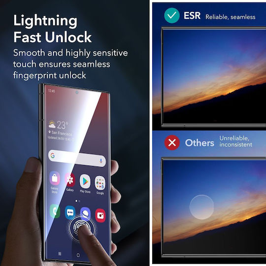 ESR 0.3mm Gehärtetes Glas 2Stück (Galaxy S24 Ultra)